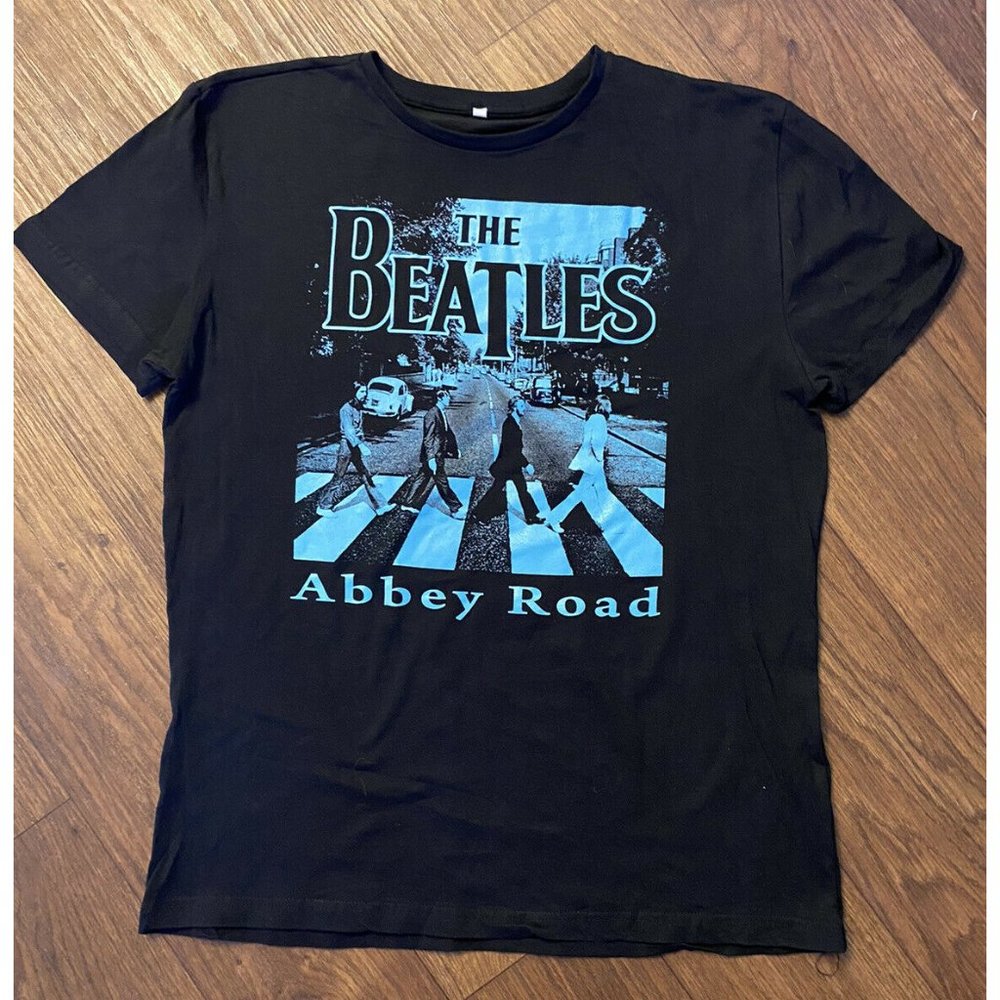 THE BEATLES Abbey Road T Shirt Men's Short Sleeve XL